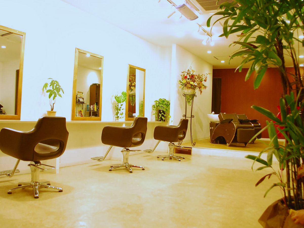 ヘアーガーデンエスコートの店内
